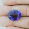 Ametista Africana Idrotermale Forma Ovale Sfaccettato A Mano Gemma Sciolta 16X14X9mm 14,60 Carati 1pz