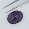 Ametista Africana Idrotermale Forma Ovale Sfaccettato A Mano Gemma Sciolta 19X14X9mm 15,95 Carati 1pz