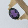 Ametista Africana Idrotermale Forma Ovale Sfaccettato A Mano Gemma Sciolta 19X14X9mm 15,95 Carati 1pz