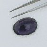 Ametista Africana Idrotermale Forma Ovale Sfaccettato A Mano Gemma Sciolta 22X16X9mm 19,35 Carati 1pz