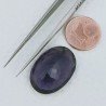 Ametista Africana Idrotermale Forma Ovale Sfaccettato A Mano Gemma Sciolta 22X16X9mm 19,35 Carati 1pz