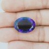 Ametista Africana Idrotermale Forma Ovale Sfaccettato A Mano Gemma Sciolta 20X14X10mm 20,50 Carati 1pz