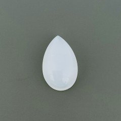 Pietra Di Luna Bianca (Adularia) Idrotermale Forma Ovale Cabochon Fatto A Mano 14X9X5mm 4,90 Carati 1pz