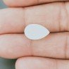 Pietra Di Luna Bianca (Adularia) Idrotermale Forma Ovale Cabochon Fatto A Mano 14X9X5mm 4,90 Carati 1pz