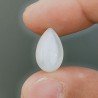 Pietra Di Luna Bianca (Adularia) Idrotermale Forma Ovale Cabochon Fatto A Mano 14X9X5mm 4,90 Carati 1pz