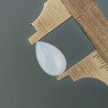 Pietra Di Luna Bianca (Adularia) Idrotermale Forma Ovale Cabochon Fatto A Mano 14X9X5mm 4,90 Carati 1pz