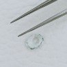 Acquamarina Forma Ovale Sfaccettato A Mano Gemma Sciolta 8X6X3-4mm 1,20 Carati 1pz
