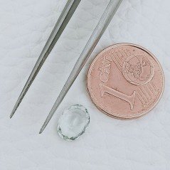 Acquamarina Forma Ovale Sfaccettato A Mano Gemma Sciolta 8X6X3-4mm 1,20 Carati 1pz Acquamarina Forma Ovale Sfaccettato A Mano Gemma Sciolta 8X6X3-4mm 1,20 Carati 1pz