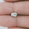 Acquamarina Forma Ovale Sfaccettato A Mano Gemma Sciolta 7X5X3mm 0,65 Carati 1pz