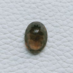 Quarzo Birra Forma Ovale Sfaccettato A Mano Gemma Sciolte 18X13X8mm 11,30 Carati 1pz