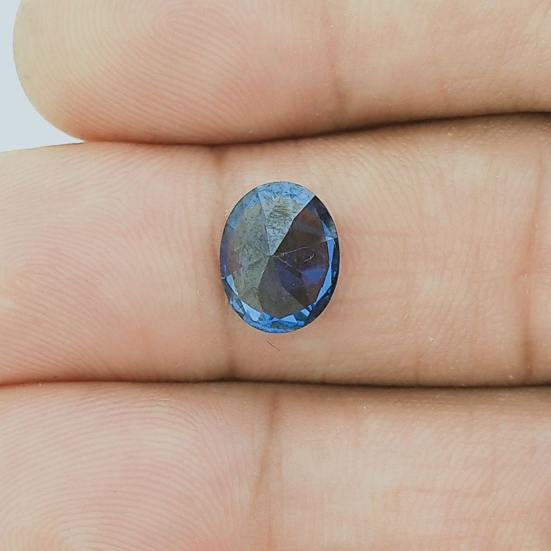 Zircone Tanzanite Forma Ovale Sfaccetata A Mano Gemme Sciolte 9X7X4mm 4,20 Carati 1pz Zircone Tanzanite Forma Ovale Sfaccetata A Mano Gemme Sciolte 9X7X4mm 4,20 Carati 1pz