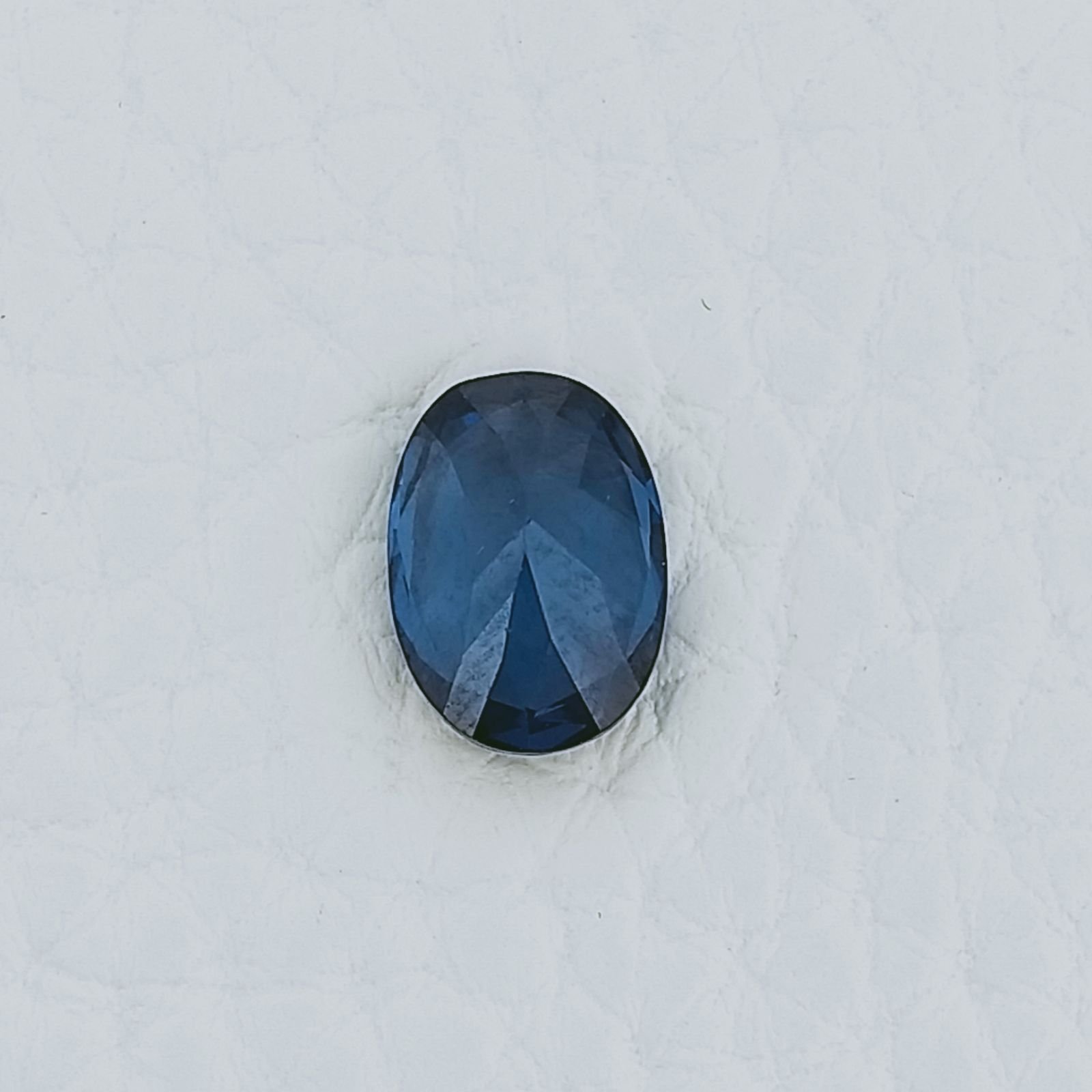 Zircone Tanzanite Forma Ovale Sfaccetata A Mano Gemme Sciolte 9X6X4mm 3,30 Carati 1pz