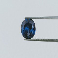 Gemma Sciolta di Zircone Tanzanite, Taglio Ovale Sfaccettato a Mano, 9x6x4 mm, 3,30 ct Gemma Sciolta di Zircone Tanzanite, Taglio Ovale Sfaccettato a Mano, 9x6x4 mm, 3,30 ct