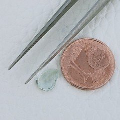 Acquamarina Forma Goccie Sfaccetata A Mano Gemme Sciolte 8X5X4mm ,85 Carati 1pz