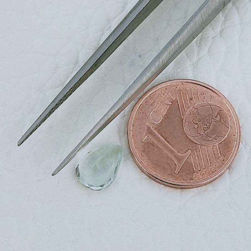 Acquamarina Forma Goccie Sfaccetata A Mano Gemme Sciolte 8X5X4mm ,85 Carati 1pz