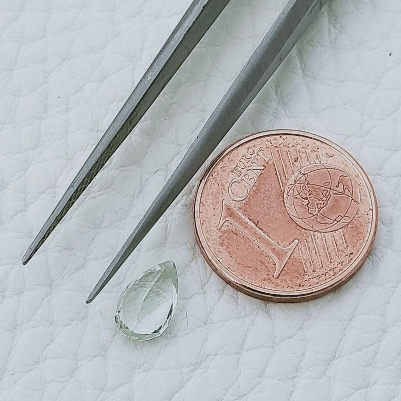 Acquamarina Forma Goccie Sfaccetata A Mano Gemme Sciolte 7X5X3mm ,60 Carati 1pz