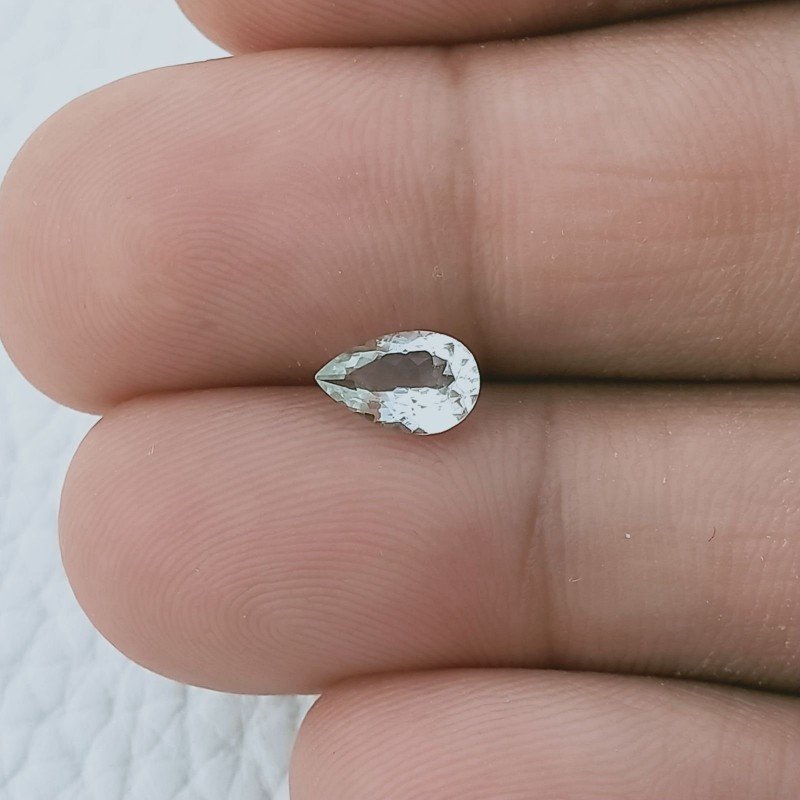 Acquamarina Forma Goccie Sfaccetata A Mano Gemme Sciolte 7X5X3mm ,60 Carati 1pz
