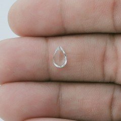 Acquamarina Forma Goccie Sfaccetata A Mano Gemme Sciolte 7X5X3mm ,60 Carati 1pz