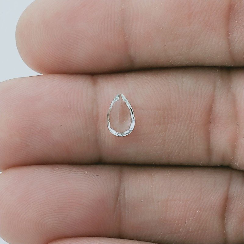 Acquamarina Forma Goccie Sfaccetata A Mano Gemme Sciolte 7X5X3mm ,60 Carati 1pz
