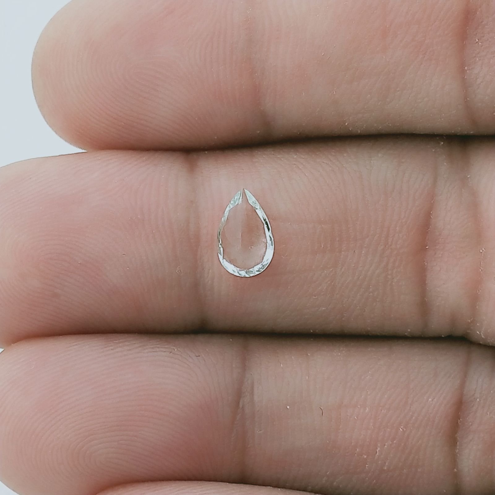 Acquamarina Forma Goccie Sfaccetata A Mano Gemme Sciolte 7X5X3mm ,60 Carati 1pz
