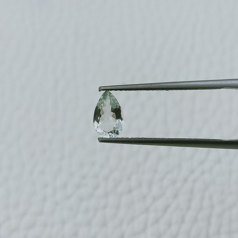 Acquamarina Forma Goccie Sfaccetata A Mano Gemme Sciolte 7X5X3mm ,60 Carati 1pz