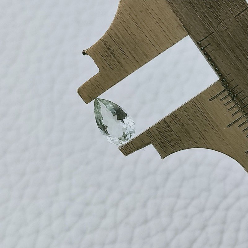 Acquamarina Forma Goccie Sfaccetata A Mano Gemme Sciolte 7X5X3mm ,60 Carati 1pz