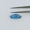 Acquamarina Santa Maria Forma Navetta Sfaccetata A Mano Gemme Sciolte 13X6X5mm 2,40 Carati 1pz