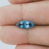 Acquamarina Santa Maria Forma Navetta Sfaccetata A Mano Gemme Sciolte 13X6X5mm 2,40 Carati 1pz