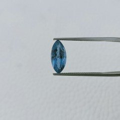 Acquamarina Santa Maria Forma Navetta Sfaccetata A Mano Gemme Sciolte 13X6X5mm 2,40 Carati 1pz