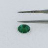 Smeraldo Idrotermale Forma Ovale Sfaccetata A Mano Gemme Sciolte 7X5X3mm 0,60 Carati 1pz