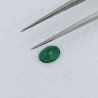 Smeraldo Idrotermale Forma Ovale Sfaccetata A Mano Gemme Sciolte 7X5X3mm 0,60 Carati 1pz