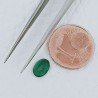 Smeraldo Idrotermale Forma Ovale Sfaccetata A Mano Gemme Sciolte 7X5X3mm 0,60 Carati 1pz