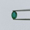 Smeraldo Idrotermale Forma Ovale Sfaccetata A Mano Gemme Sciolte 7X5X3mm 0,60 Carati 1pz
