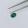 Smeraldo Idrotermale Forma Ovale Sfaccetata A Mano Gemme Sciolte 8X6X3mm 1,00 Carati 1pz