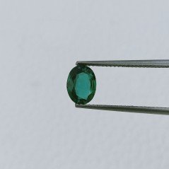 Smeraldo Idrotermale Forma Ovale Sfaccetata A Mano Gemme Sciolte 8X6X3mm 1,00 Carati 1pz