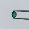 Smeraldo Idrotermale Forma Ovale Sfaccetata A Mano Gemme Sciolte 8X6X3mm 1,00 Carati 1pz