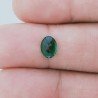 Smeraldo Idrotermale Forma Ovale Sfaccetata A Mano Gemme Sciolte 8X5X3mm 0,95 Carati 1pz