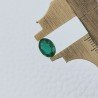 Smeraldo Idrotermale Forma Ovale Sfaccetata A Mano Gemme Sciolte 8X5X3mm 0,95 Carati 1pz