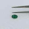 Smeraldo Idrotermale Forma Ovale Sfaccetata A Mano Gemme Sciolte 6X4X2mm 0,35 Carati 1pz