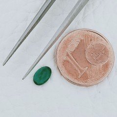 Smeraldo Idrotermale Forma Ovale Sfaccetata A Mano Gemme Sciolte 6X4X2mm 0,35 Carati 1pz