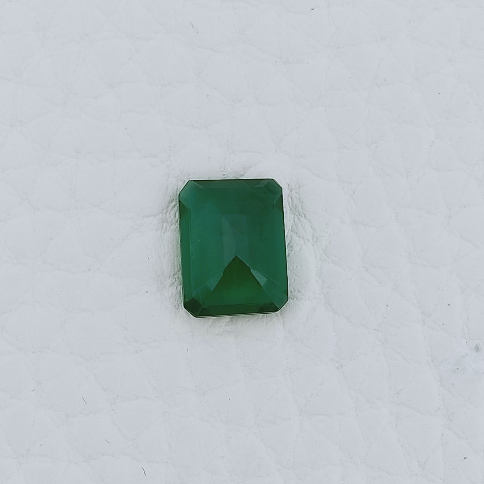 Smeraldo Idrotermale Forma Ottogonale Sfaccetata A Mano Gemme Sciolte 9X6X3mm 1,70 Carati 1pz