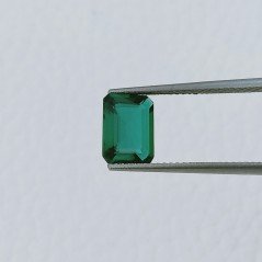Gemma Sciolta di Smeraldo Idrotermale, Taglio Ottagono Sfaccettato a Mano, 9x6x3 mm, 1,70 ct