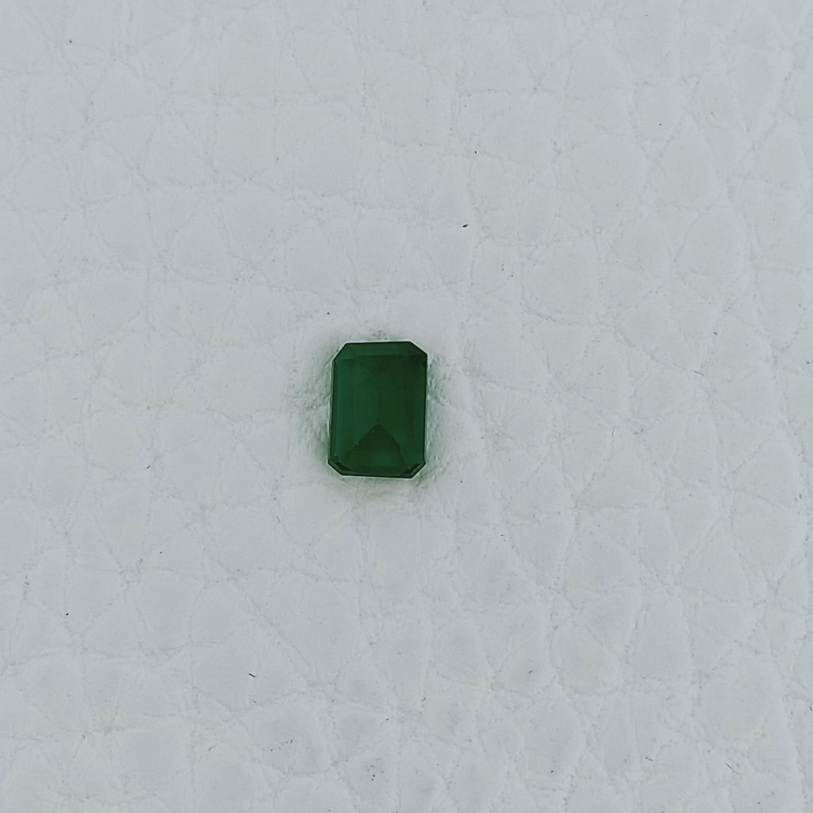 Smeraldo Idrotermale Forma Ottogonale Sfaccetata A Mano Gemme Sciolte 5X3X2mm 0,40 Carati 1pz