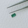 Smeraldo Idrotermale Forma Ottogonale Sfaccetata A Mano Gemme Sciolte 5X3X1mm 0,25 Carati 1pz