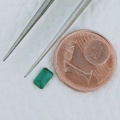 Smeraldo Idrotermale Forma Ottogonale Sfaccetata A Mano Gemme Sciolte 5X3X1mm 0,25 Carati 1pz