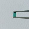 Smeraldo Idrotermale Forma Ottogonale Sfaccetata A Mano Gemme Sciolte 5X3X1mm 0,25 Carati 1pz