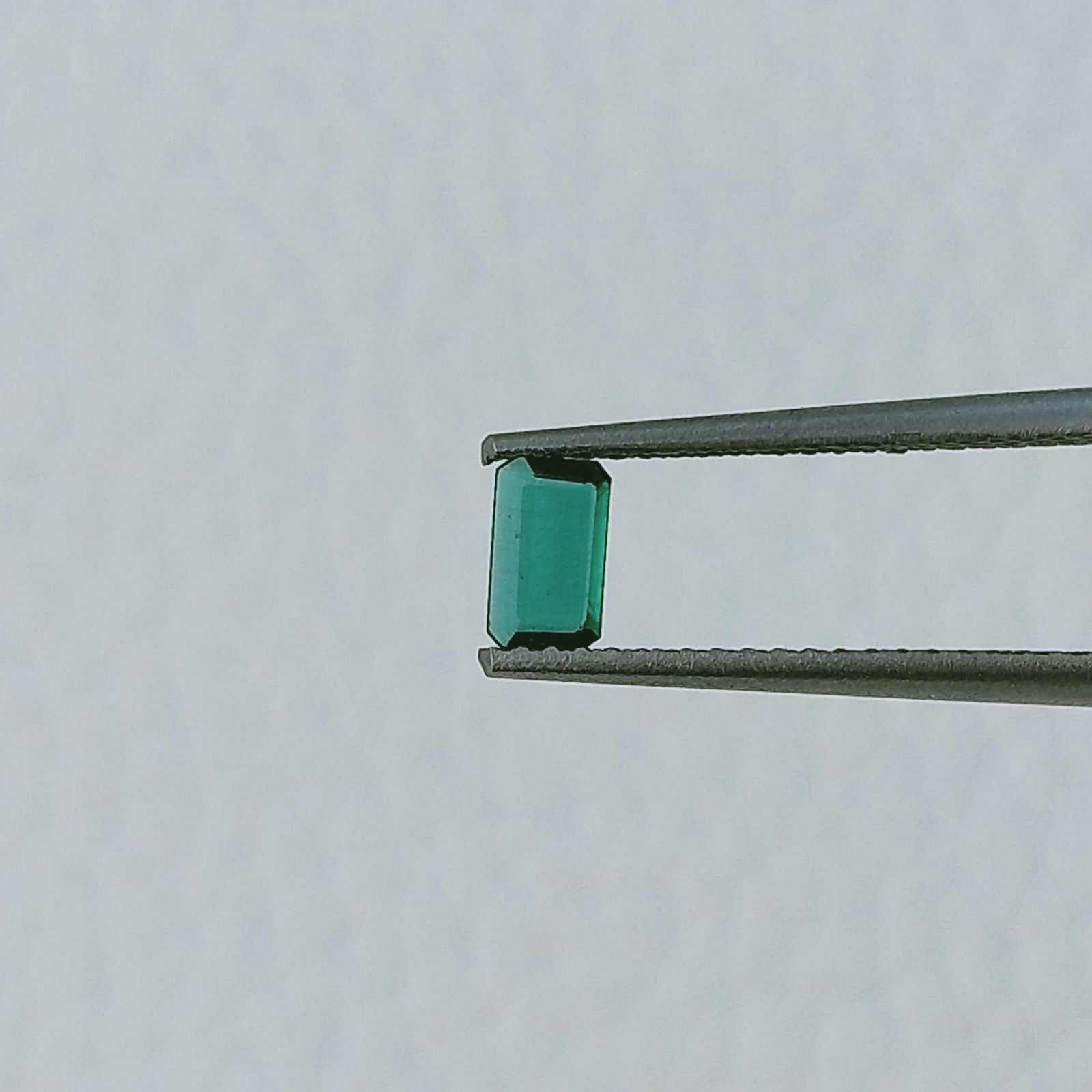 Smeraldo Idrotermale Forma Ottogonale Sfaccetata A Mano Gemme Sciolte 5X3X1mm 0,25 Carati 1pz