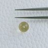 Quarzo Oro Verde Tondo Sfaccettato A Mano Foro Passante 8mm 3,95 Carati 1pz