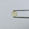 Quarzo Oro Verde Tondo Sfaccettato A Mano Foro Passante 8mm 3,95 Carati 1pz
