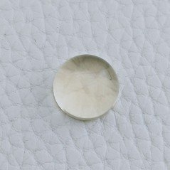 Quarzo Limone Taglio Tondo Liscio Cabuchon A Mano 14mm 11,40 Carati 1pz
